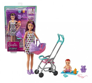 Barbie® Skipper™ Babysitters Inc.™ Doll & Stroller Playset GXT34 3+