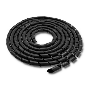 Qoltec Cable Organizer 20mm, 10m, black