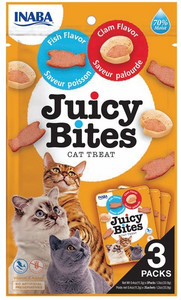 Inaba Ciao Cat Juicy Bites Fish & Clam Flavor 33.9g