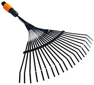 Fiskars Metal Leaf Rake QuikFit