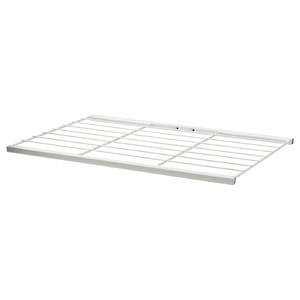 JOSTEIN Shelf, wire/in/outdoor white, 57x40 cm