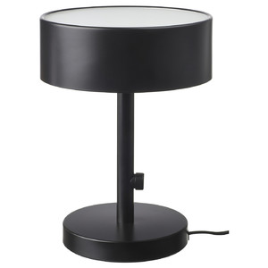 NYMÅNE Table lamp, anthracite, 33 cm
