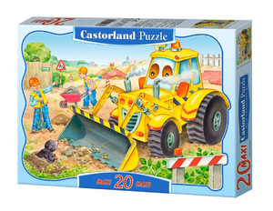 Castorland Children's Puzzle Maxi Bulldozer in Action 20pcs 4+