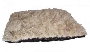 Robto Dog Bed Pillow Shaggy Size L, beige