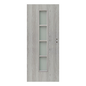 Internal Door Olga 80, left, grey oak