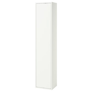 HAVBÄCK High cabinet with door, white, 40x35x195 cm