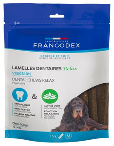 Francodex Dental Dog Chews Relax Medium 15pcs 352.5g