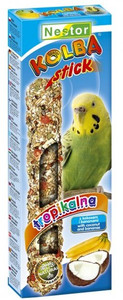 Nestor Classic Stick for Parakeets with Coconut & Bananas 2pcs