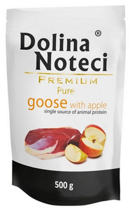 Dolina Noteci Premium Pure Dog Wet Food Goose with Apple 500g