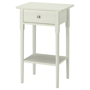 BLÄSTÅSEN Bedside table, white, 50x37x76 cm