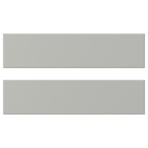 LERHYTTAN Drawer front, light grey, 40x10 cm