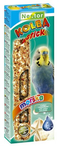 Nestor Classic Stick for Parakeets with Iodine & Shells 2-pack