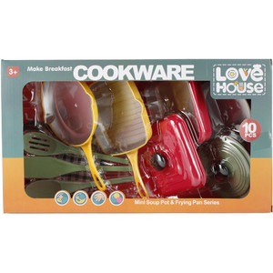 Cookware Set Make Breakfast 10pcs 3+