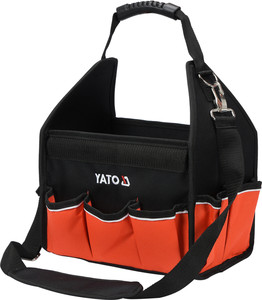 Yato Open Tool Box 12" with Handle 16 Pockets
