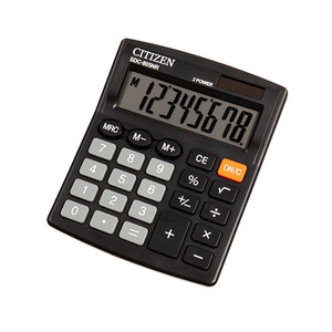 Citizen Dekstop Calculator SDC-805NR, black