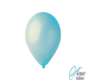 Balloons Pastel 10" 100pcs, light blue