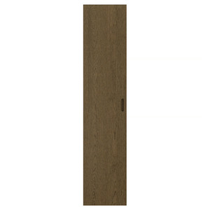 TONSTAD Door, brown stained oak veneer, 50x229 cm