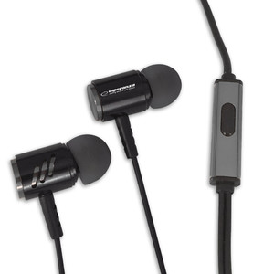 Esperanza Headphones Earphones, black/grey