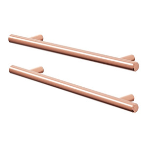 GoodHome T-bar Cabinet Handle Annatto 220 mm, copper, 2 pack