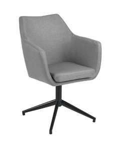 Swivel Armchair Nora, grey