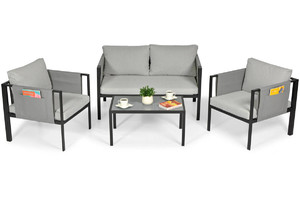 Outdoor Furniture Set IBIZA, grey