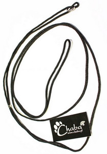 CHABA Training Dog Leash 2.5mm, black