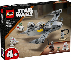LEGO Star Wars Mando and Grogus N-1 Starfighter 4+