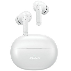 USAMS Headphones Earphones Bluetooth TW S 5.3 X-Don Dual Mic, white