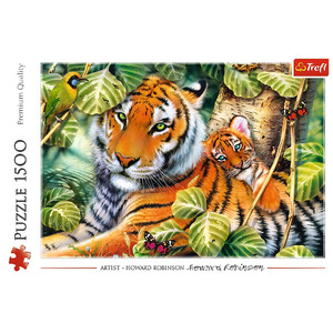 Trefl Jigsaw Puzzle Two Tigers 1500pcs 12+