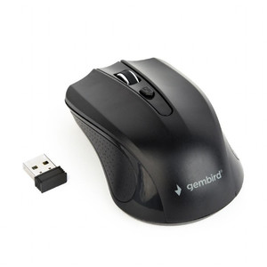 Gembird Optical Wireless Mouse, black