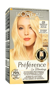 L'Oreal Preference Le Blonding Permanent Hair Dye 01 Prague
