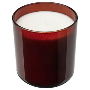 STÖRTSKÖN Scented candle in glass, Berries/red, 50 hr