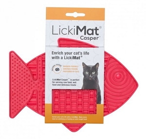 LickiMat Classic Casper for Cats, soft, pink