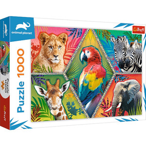 Trefl Jigsaw Puzzle Exotic Animals 1000pcs 12+