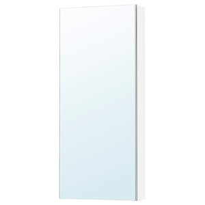 LETTAN Mirror cabinet with door, mirror effect/mirror glass, 40x15x95 cm