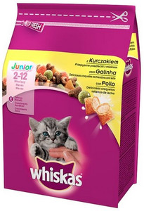 Whiskas Cat Food Junior Chicken 800g