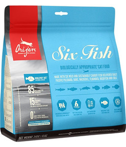 Orijen Cat 6 Fish Dry Food 340g