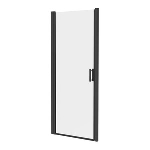 GoodHome Shower Door Beloya 90 cm, black/transparent
