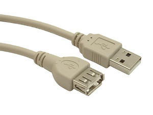 Gembird USB Extension Cable, 0.75m, grey
