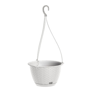 Hanging Planter Plant Pot Ratolla 24cm, white