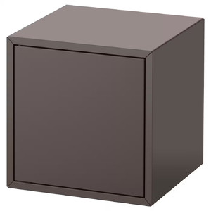 EKET Wall-mounted cabinet combination, dark grey, 35x35x35 cm