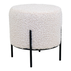 Pouffe Alford, white