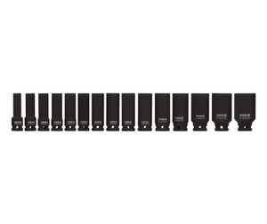 Yato Impact Socket Set 1/2" 10-32 mm YT-1055, 15-pack