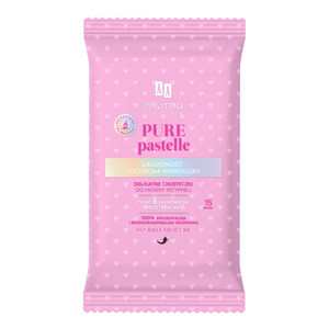 AA Intimate Pure Pastelle Wet Wipes for Girls 15-pack