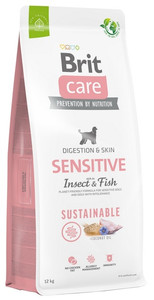 Brit Care Sustainable Sensitive Chicken & Insect Dry Dog Food 12kg