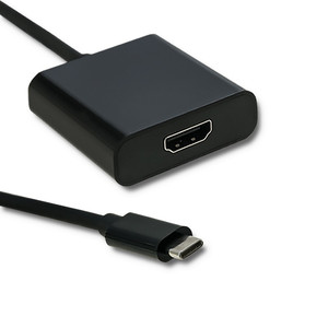 Qoltec USB Adapter Type C Male / HDMI female | 4K | 23cm
