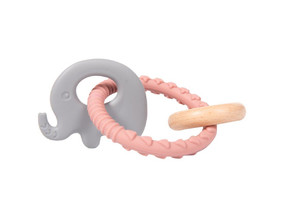 Bo Jungle B-Teether Elephant Pink