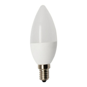 Ledsystems LED Bulb C37 E14 6W 450lm, frosted, warm white
