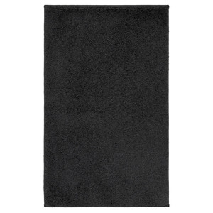 BACKMÅRA Bath mat, black, 50x80 cm
