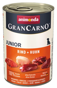 Animonda GranCarno Junior Beef & Chicken Dog Wet Food 400g